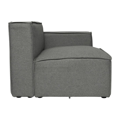Contemporary Modular Sectional Sofa Right Side Chair with Armrest