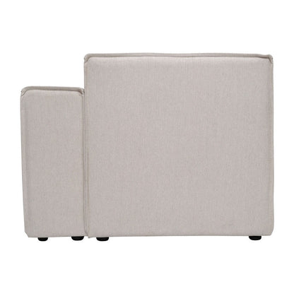 Contemporary Modular Sectional Sofa Right Side Chair with Armrest