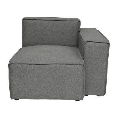 Contemporary Modular Sectional Sofa Right Side Chair with Armrest
