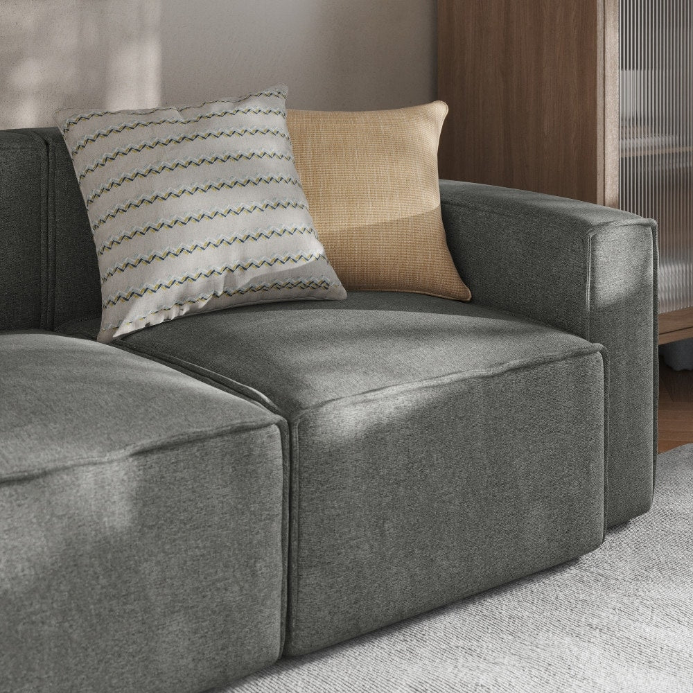 Contemporary Modular Sectional Sofa Right Side Chair with Armrest
