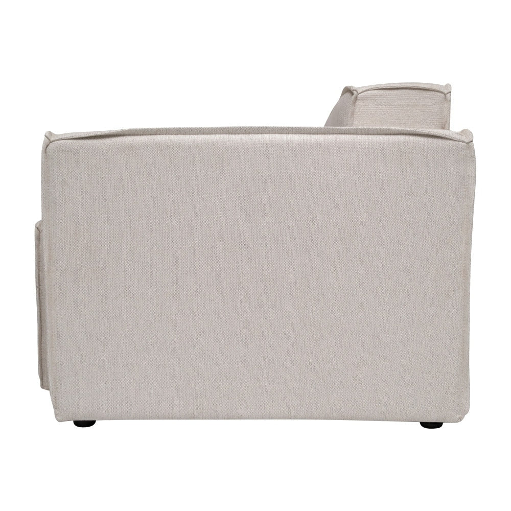 Contemporary Modular Sectional Sofa Right Side Chair with Armrest