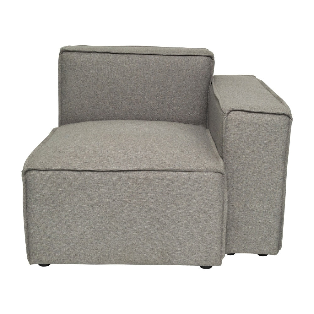 Contemporary Modular Sectional Sofa Right Side Chair with Armrest