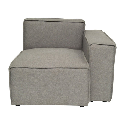Contemporary Modular Sectional Sofa Right Side Chair with Armrest
