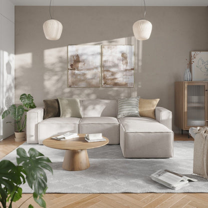 Contemporary Modular Sectional Sofa Right Side Chair with Armrest