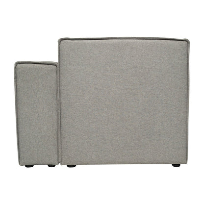 Contemporary Modular Sectional Sofa Right Side Chair with Armrest