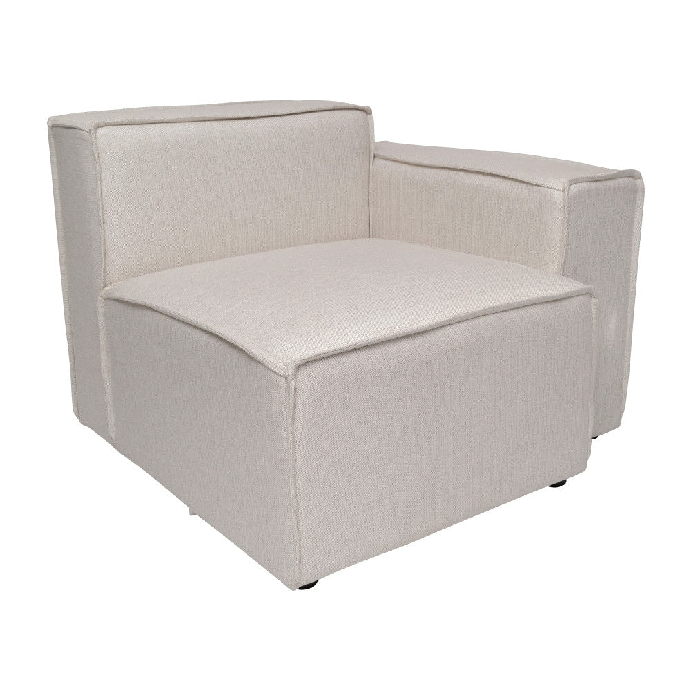 Contemporary Modular Sectional Sofa Right Side Chair with Armrest