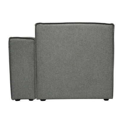 Contemporary Modular Sectional Sofa Right Side Chair with Armrest