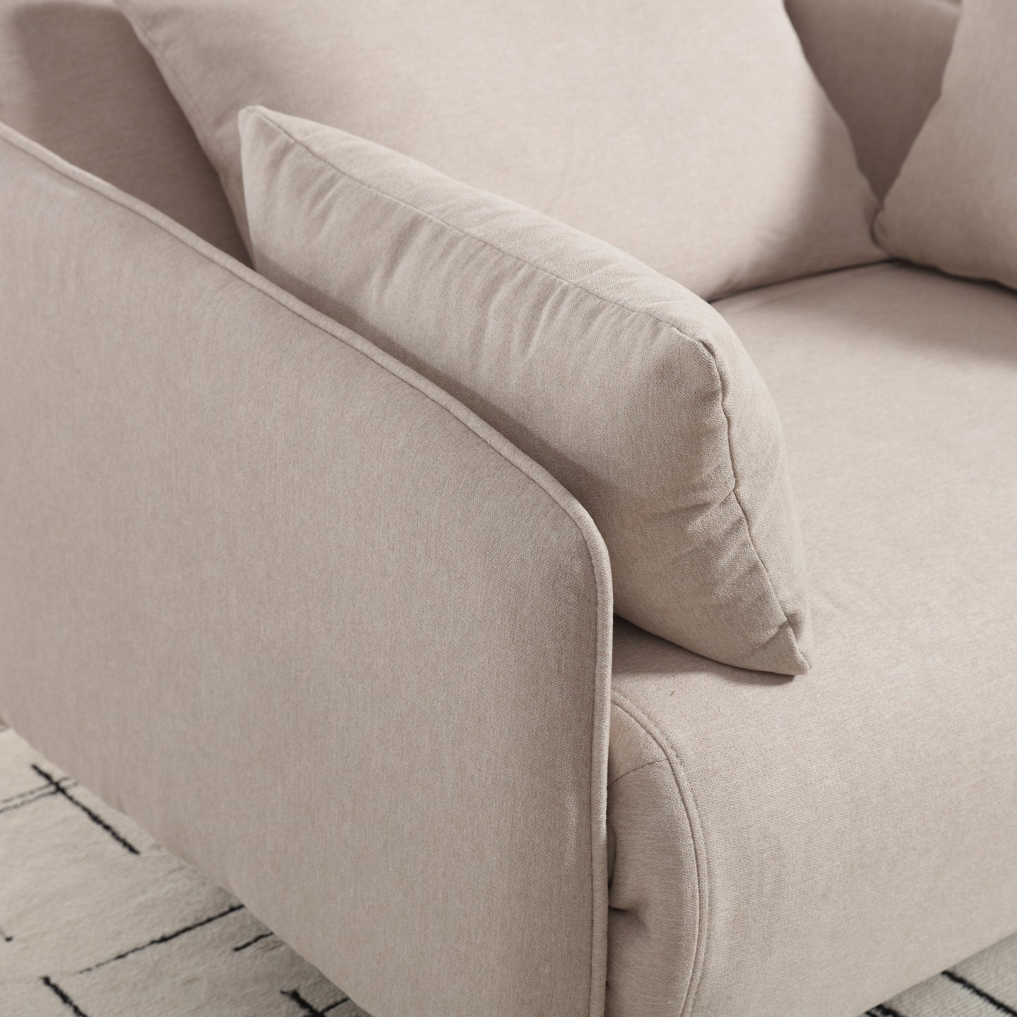 Coolmore Multi-Functional Adjustable Sofa, Convertible Lounge Chair And Guest Bed