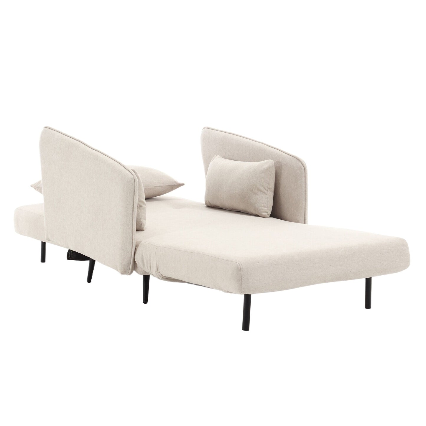 Coolmore Multi-Functional Adjustable Sofa, Convertible Lounge Chair And Guest Bed