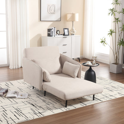 Coolmore Multi-Functional Adjustable Sofa, Convertible Lounge Chair And Guest Bed