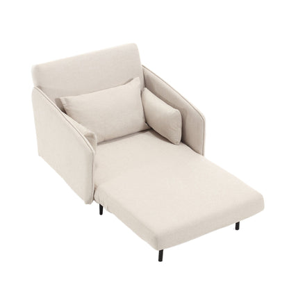 Coolmore Multi-Functional Adjustable Sofa, Convertible Lounge Chair And Guest Bed