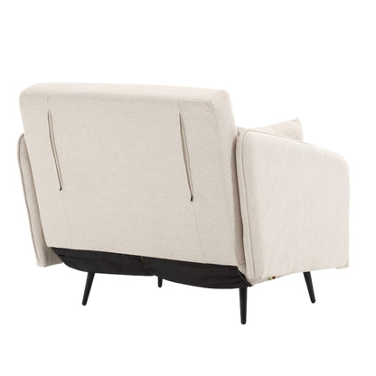 Coolmore Multi-Functional Adjustable Sofa, Convertible Lounge Chair And Guest Bed