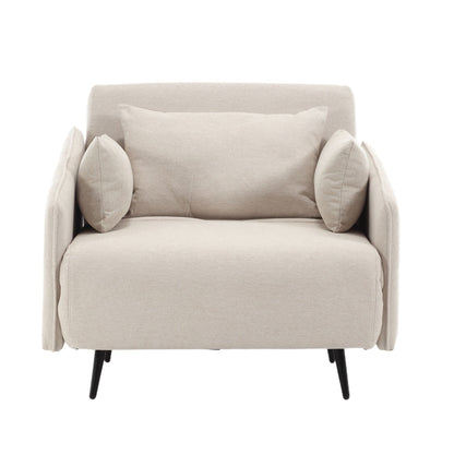 Coolmore Multi-Functional Adjustable Sofa, Convertible Lounge Chair And Guest Bed