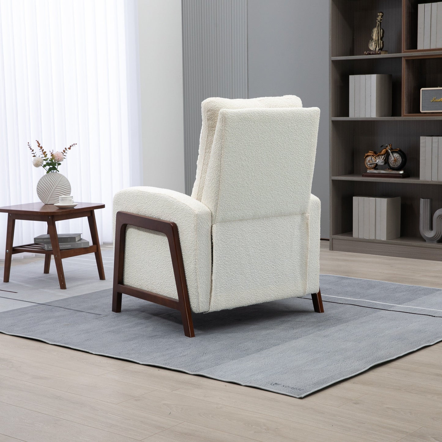 Coolmore Recliner Chair Adjustable Home Theater Single Fabric Recliner Sofa - 29.53 x 30.71 x 40.16