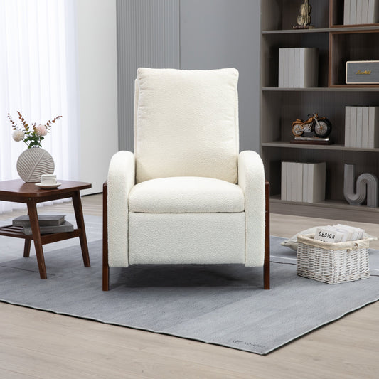 Coolmore Recliner Chair Adjustable Home Theater Single Fabric Recliner Sofa - 29.53 x 30.71 x 40.16