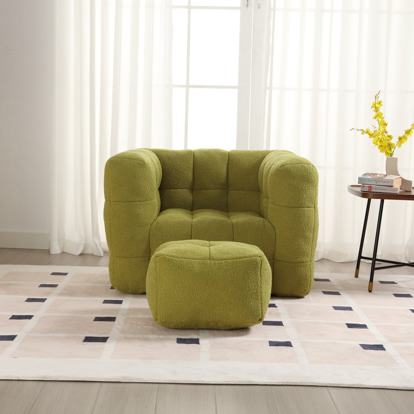 Coolmore Single Chair Comfortable Seat, The Seat Is Soft And Comfortable, Suitable For Small Living Room Space Single Sofa
