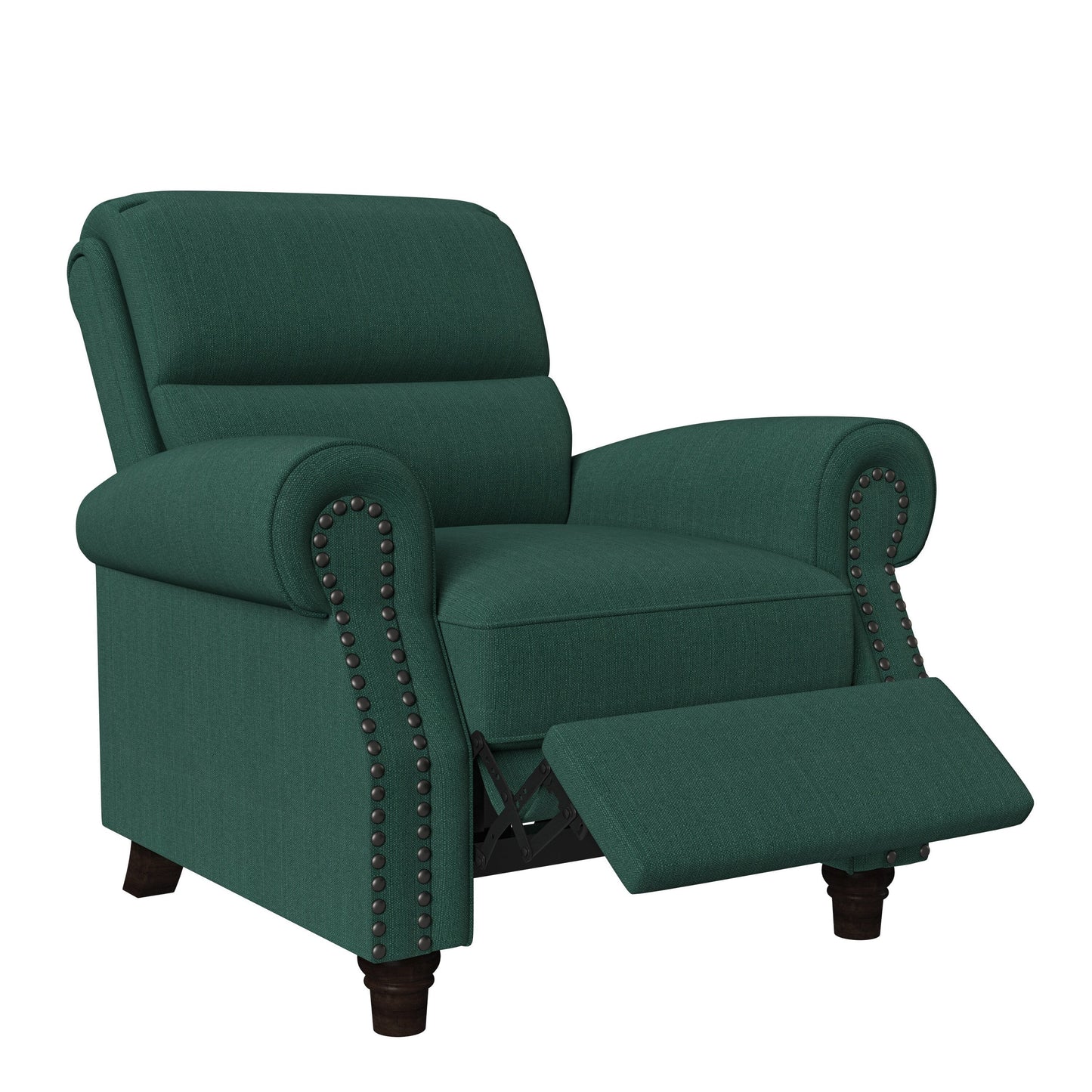 Copper Grove Jessie Linen Push-back Recliner Chair