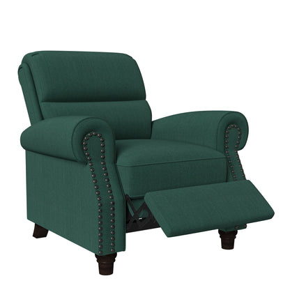 Copper Grove Jessie Linen Push-back Recliner Chair