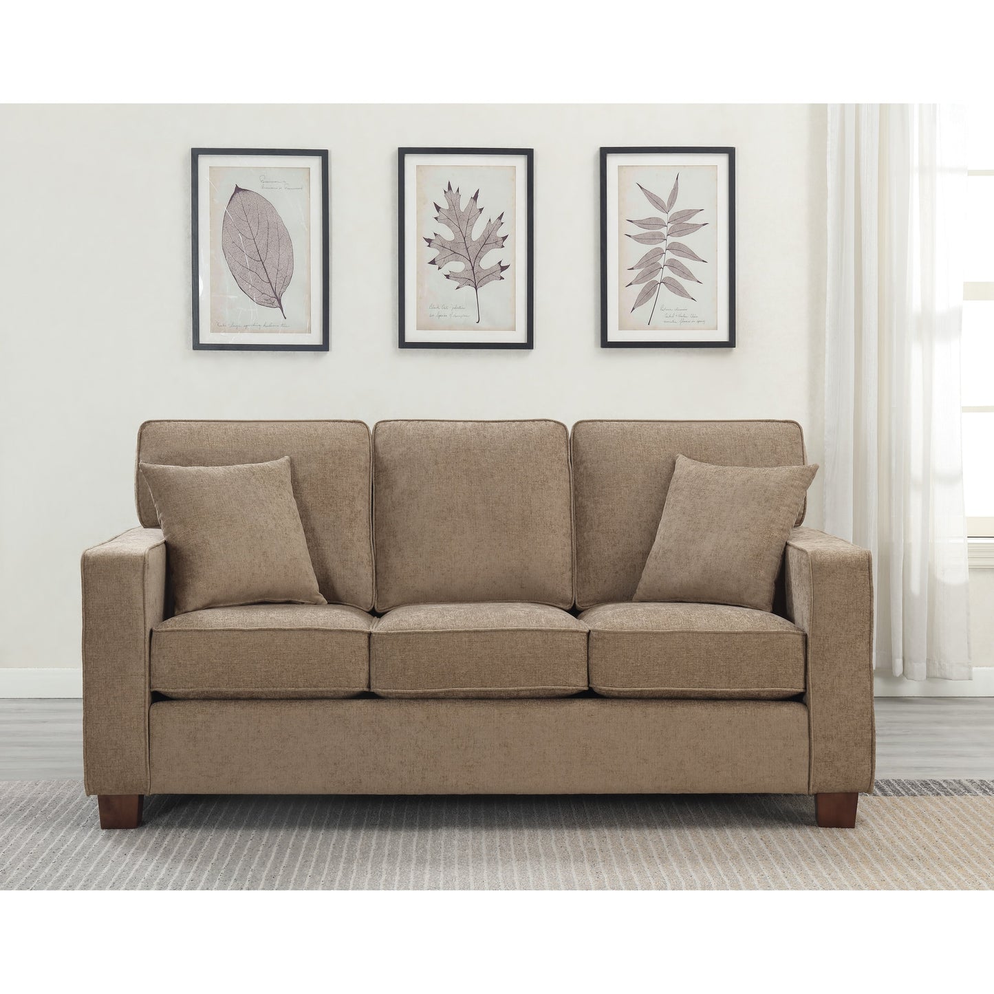 Copper Grove Sagarejo Sleek Contemporary 3-seat Sofa