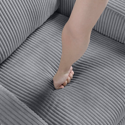 Covelo Corduroy Push Back Reclining Chair