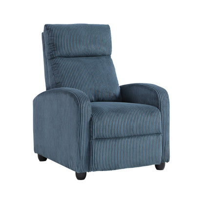 Covelo Corduroy Push Back Reclining Chair