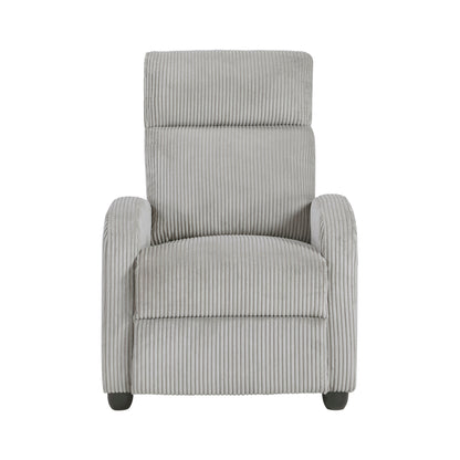 Covelo Corduroy Push Back Reclining Chair