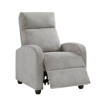 Covelo Corduroy Push Back Reclining Chair