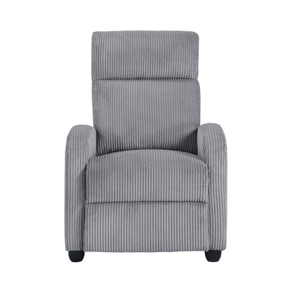Covelo Corduroy Push Back Reclining Chair