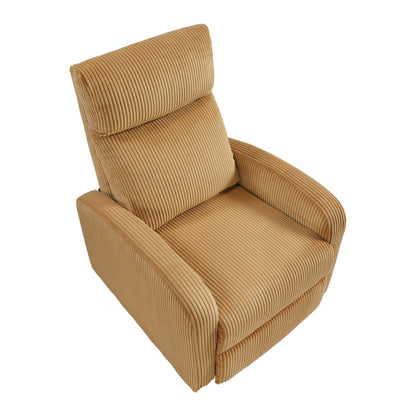 Covelo Corduroy Push Back Reclining Chair