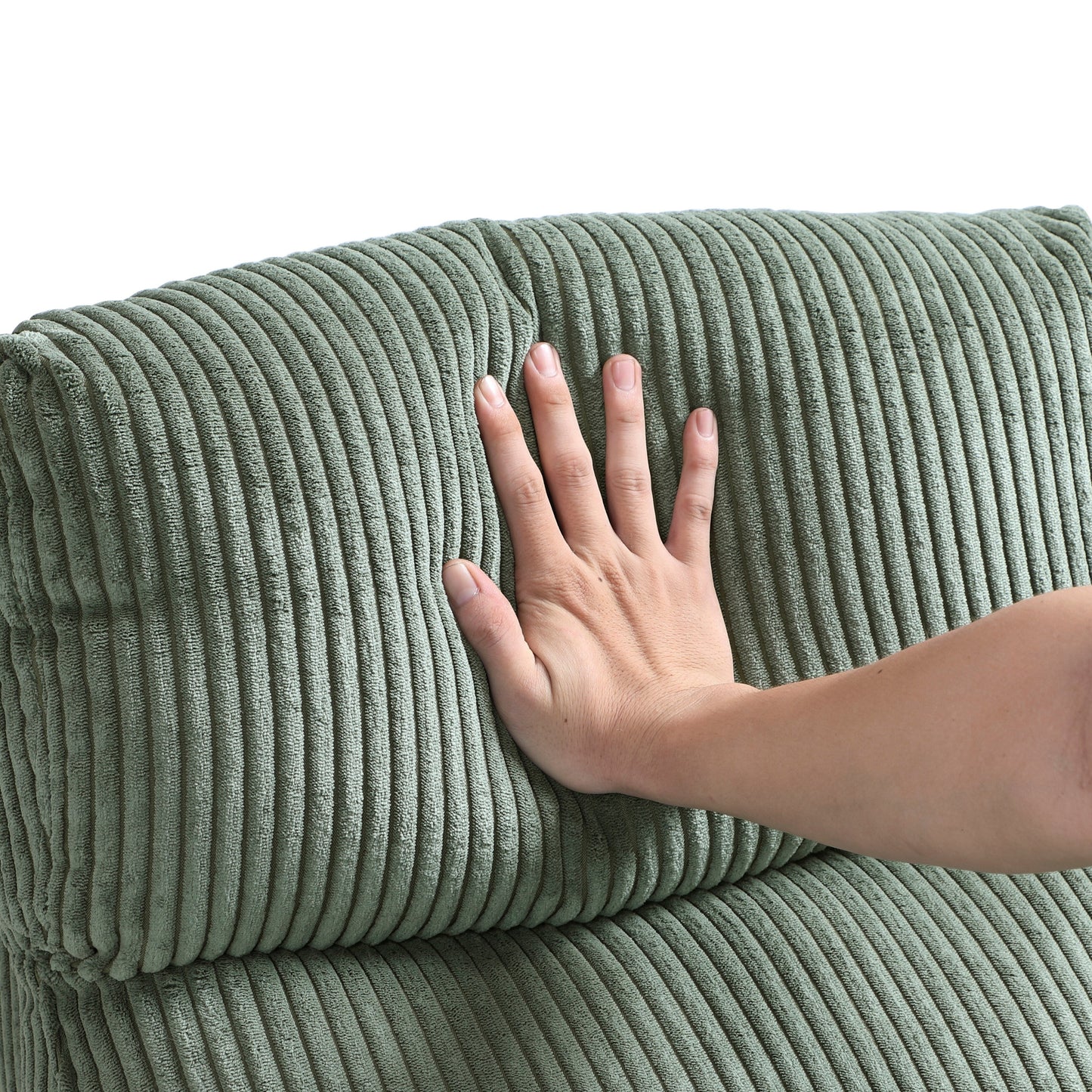 Covelo Corduroy Push Back Reclining Chair