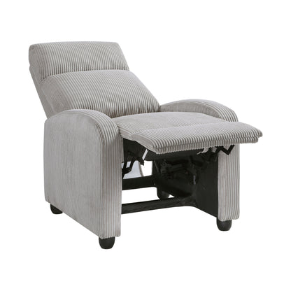Covelo Corduroy Push Back Reclining Chair