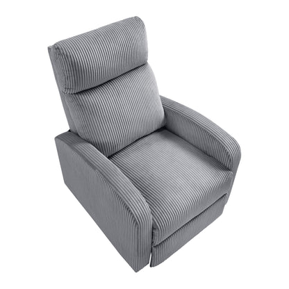 Covelo Corduroy Push Back Reclining Chair