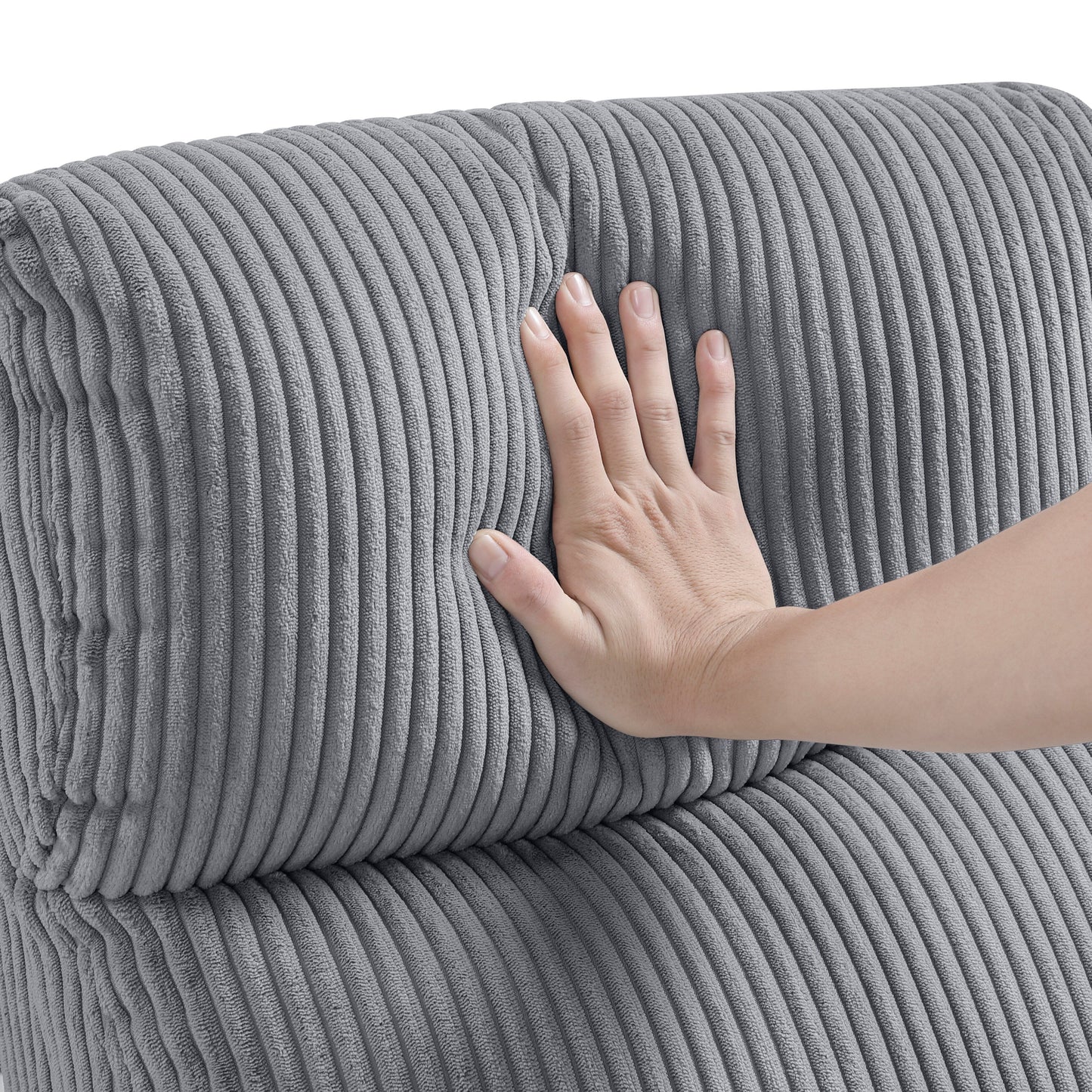 Covelo Corduroy Push Back Reclining Chair