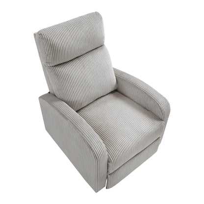 Covelo Corduroy Push Back Reclining Chair