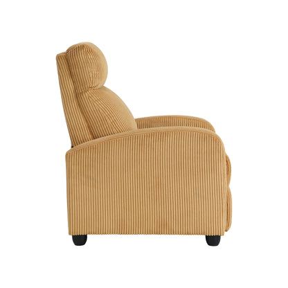 Covelo Corduroy Push Back Reclining Chair