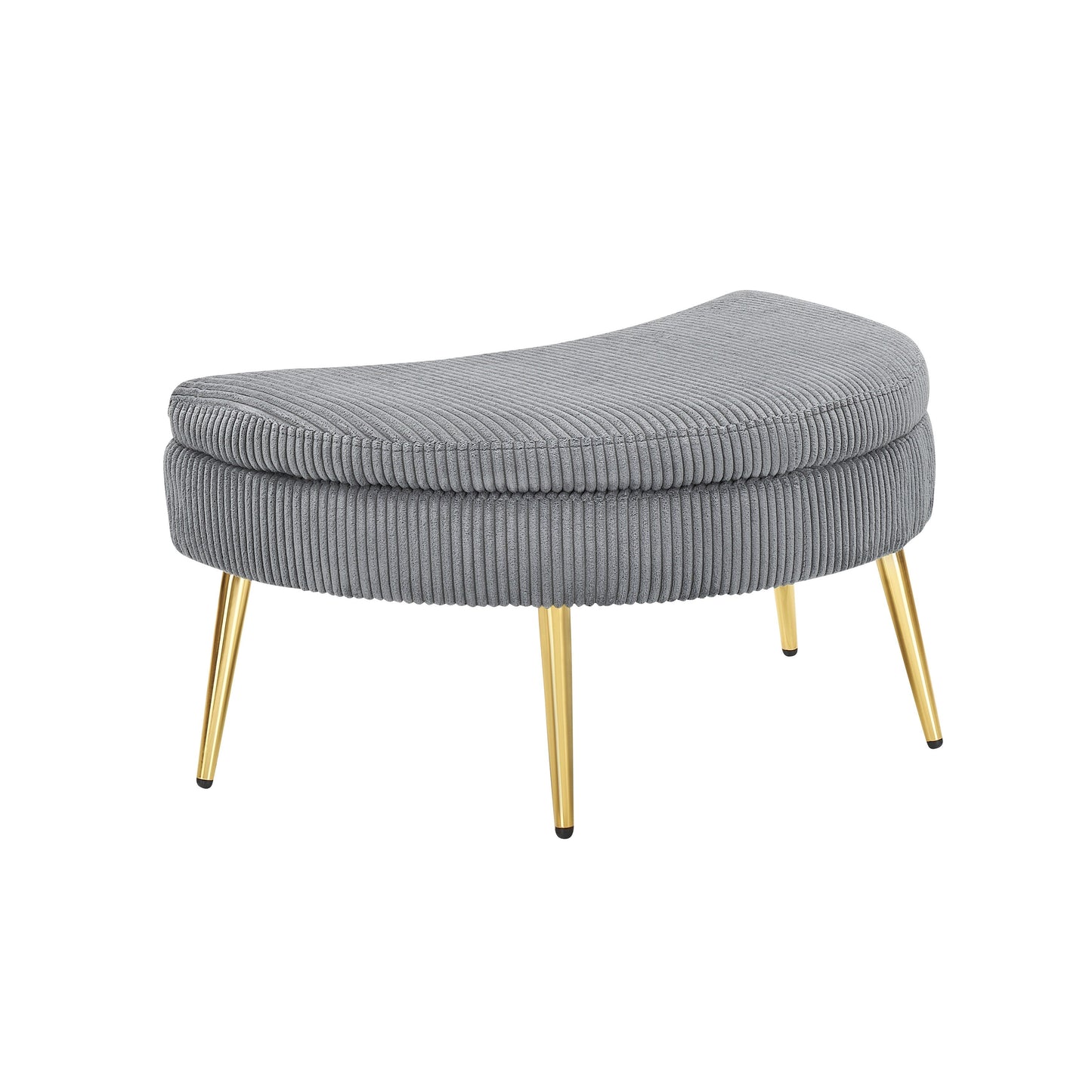 Cozy 43 Single Sofa Chair with 3 Pillows - Comfortable Corduroy Fabric for Meeting Room and Home Use
