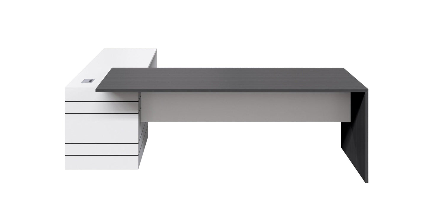 Custom Envoy 2.1m Executive Office Desk - Right Return