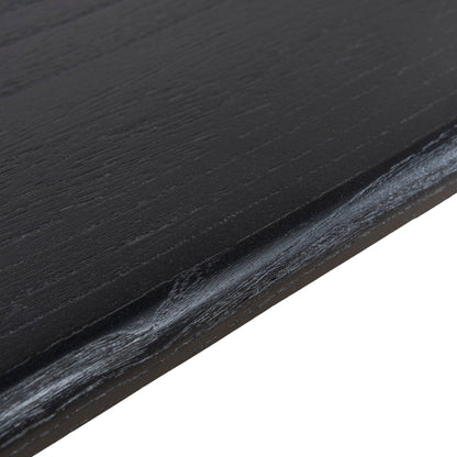 Amano 1.8m Elm Dining Table - Full Black