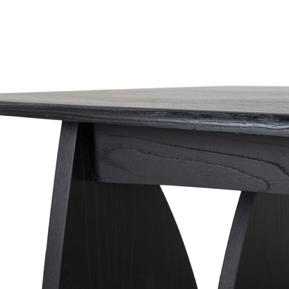 Amano 1.8m Elm Dining Table - Full Black