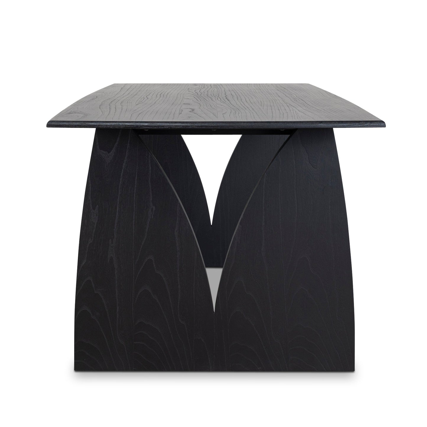 Amano 1.8m Elm Dining Table - Full Black