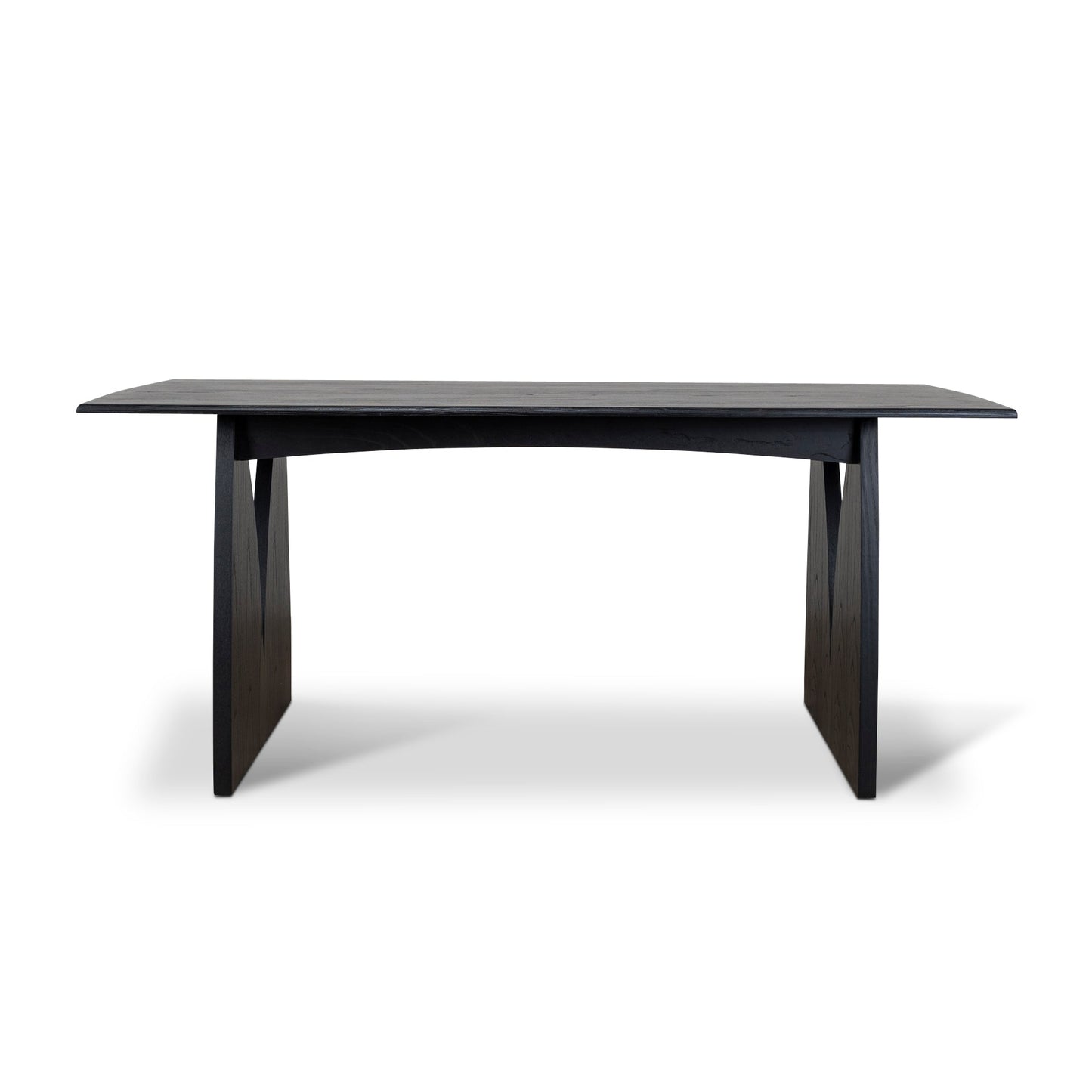 Amano 1.8m Elm Dining Table - Full Black