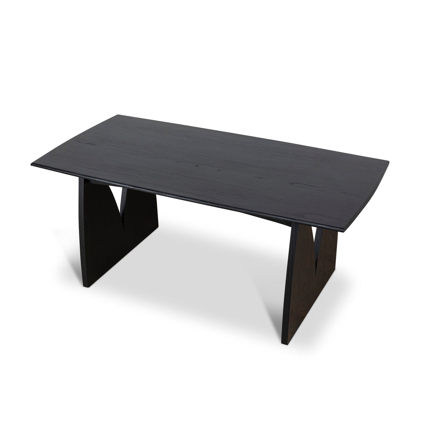 Amano 1.8m Elm Dining Table - Full Black