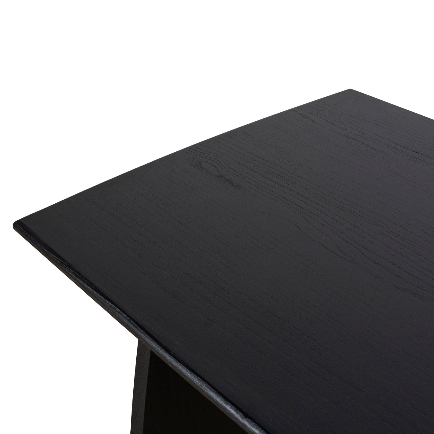 Amano 1.8m Elm Dining Table - Full Black