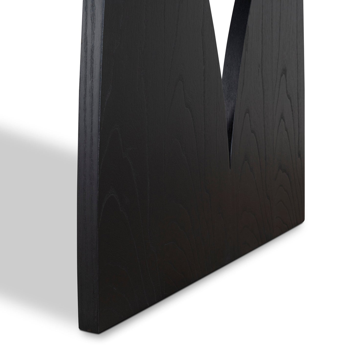 Amano 1.8m Elm Dining Table - Full Black