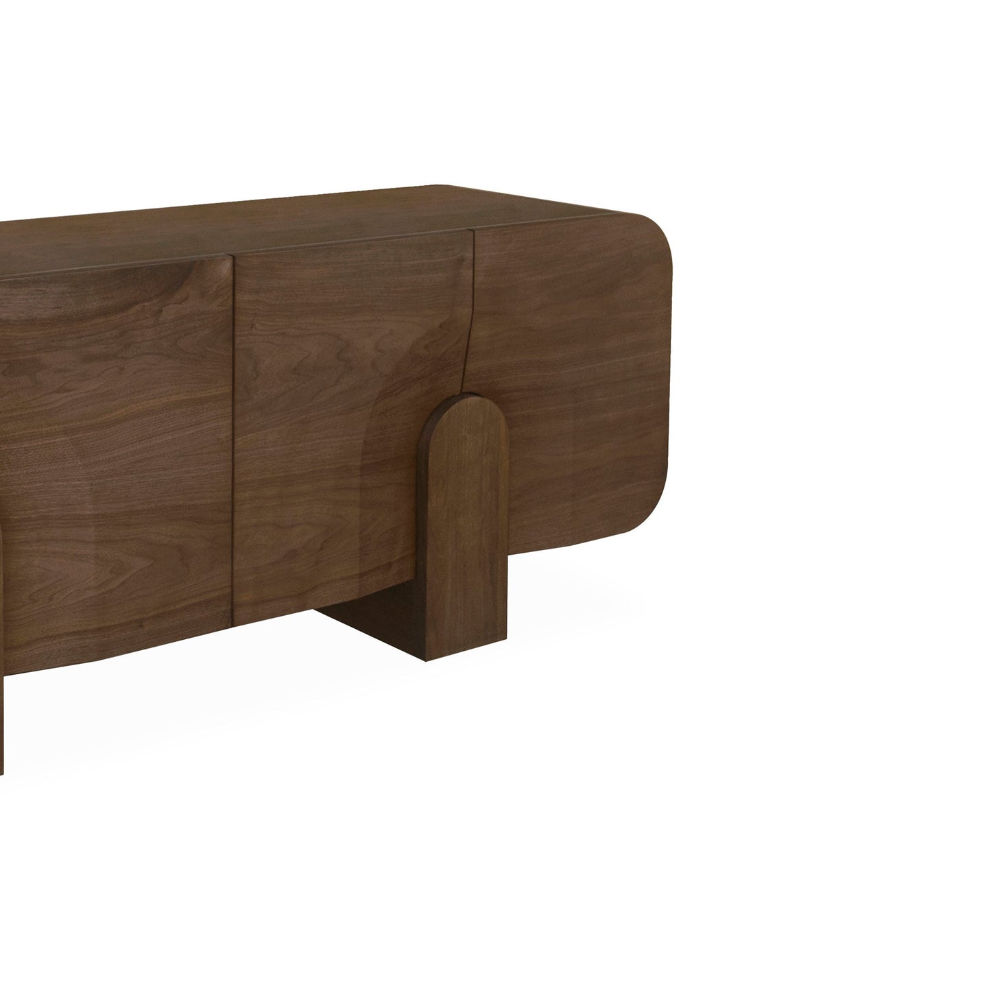 Alisha 2.1m Buffet Unit - Light Walnut