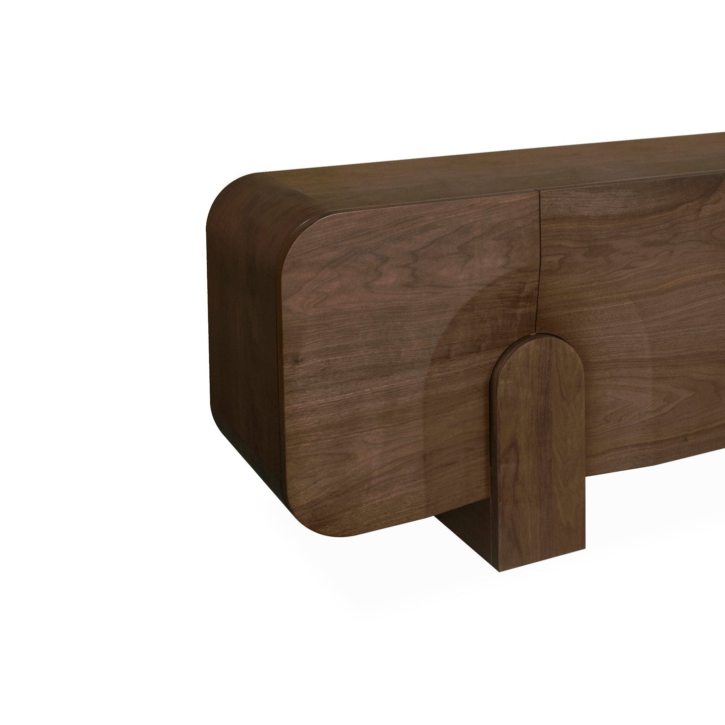 Alisha 2.1m Buffet Unit - Light Walnut