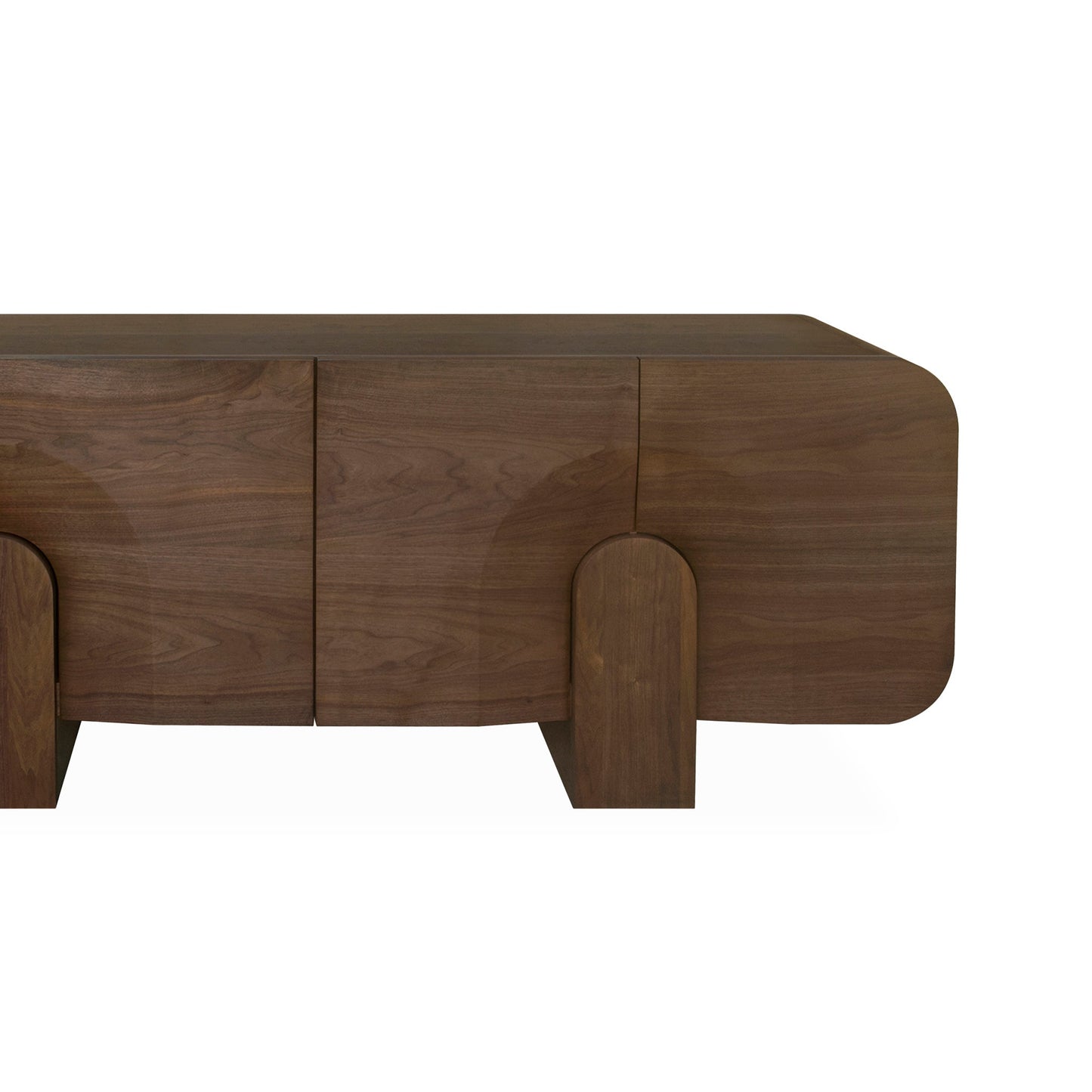 Alisha 2.1m Buffet Unit - Light Walnut