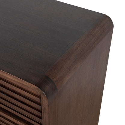 Amparo Tallboy Drawer Chest - Walnut