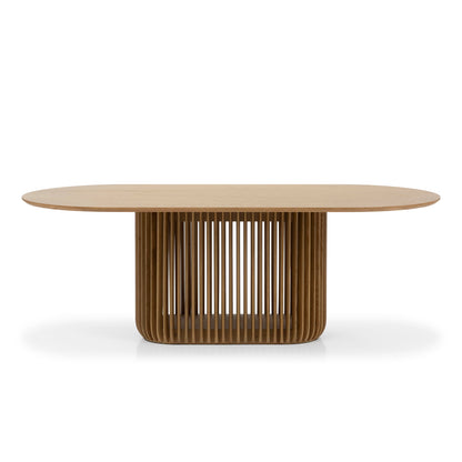 Arvena 2.2m Oval Dining Table - Natural
