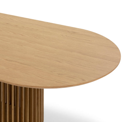 Arvena 2.2m Oval Dining Table - Natural